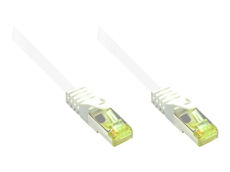 Good Connections Patchkabel mit Cat. 7 Rohkabel S/FTP weiß 0,25m