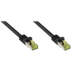 Good Connections Patchkabel mit Cat. 7 Rohkabel S/FTP schwarz 1m