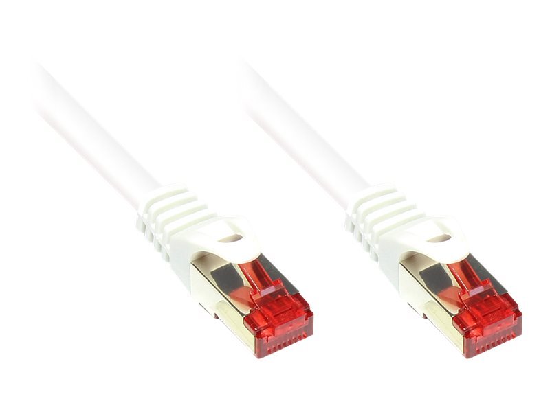 Good Connections Patch Netzwerkkabel CAT6 S/FTP 250MHz weiß 1m