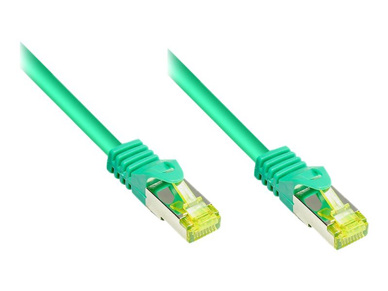 Good Connections 1,5m RNS Patchkabel mit Cat.7 Rohkabel S/FTP PiMF grün