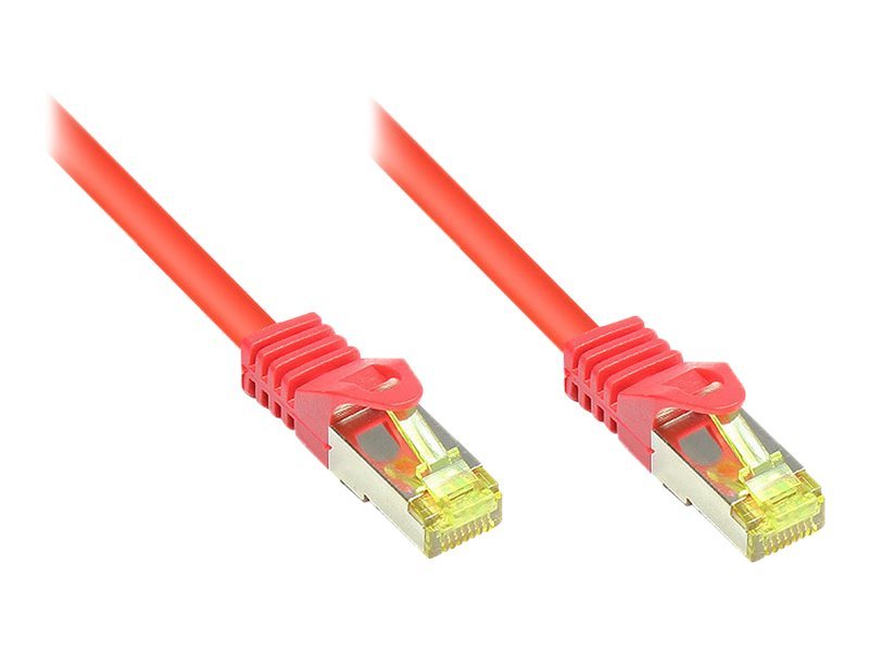 Good Connections Patchkabel mit Cat. 7 Rohkabel S/FTP 1,5m rot