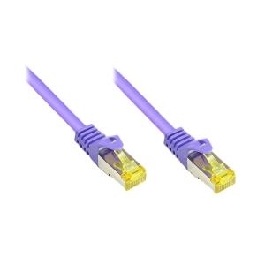 Good Connections Patchkabel mit Cat. 7 Rohkabel S/FTP 5m violett