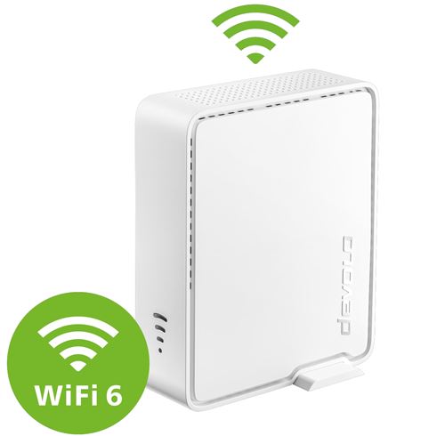 devolo WiFi 6 Repeater 5400 (bis zu 5.400 Mbit/s, 2x GB LAN, Mesh Access Point)