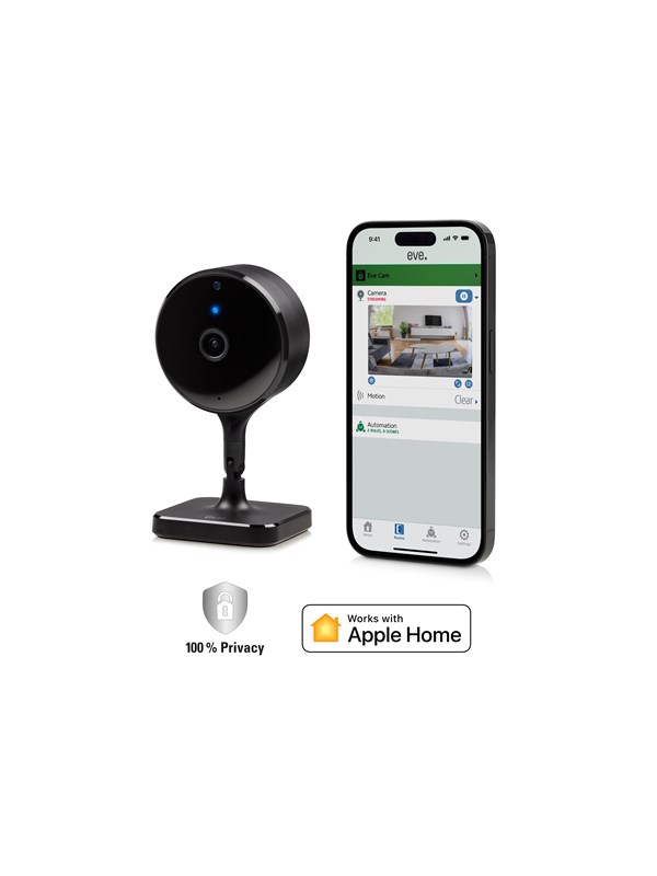 Eve Cam – Smarte Innenkamera mit Apple HomeKit Secure Video Technologie