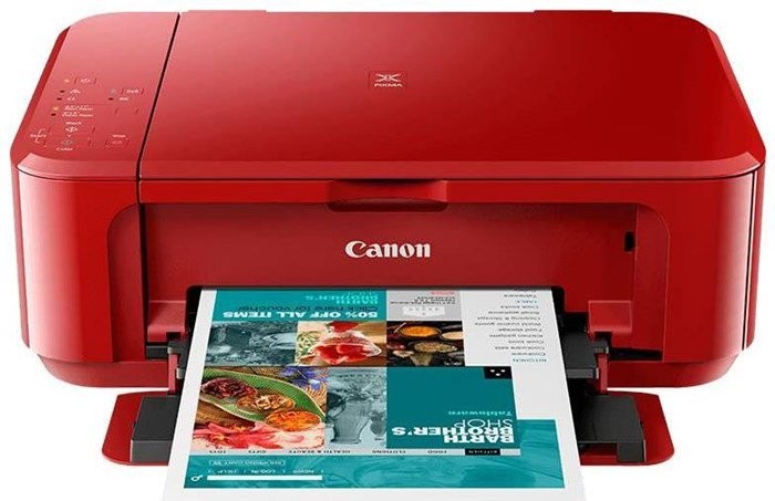 Canon PIXMA MG3650S Rot Multifunktionsdrucker Scanner Kopierer WLAN