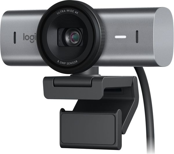 Logitech MX Brio Ultra Graphite, Webcam mit 4K für Zusammenarbeit und Streaming