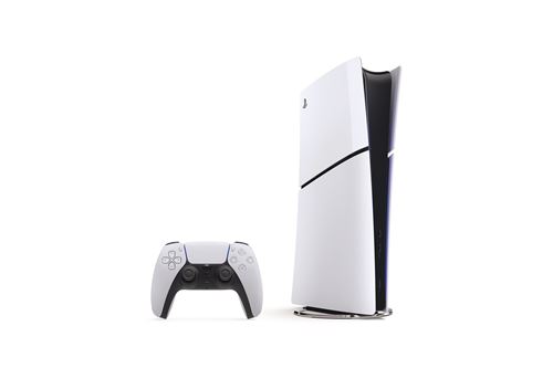 Sony PlayStation 5 Slim Digital Edition black white