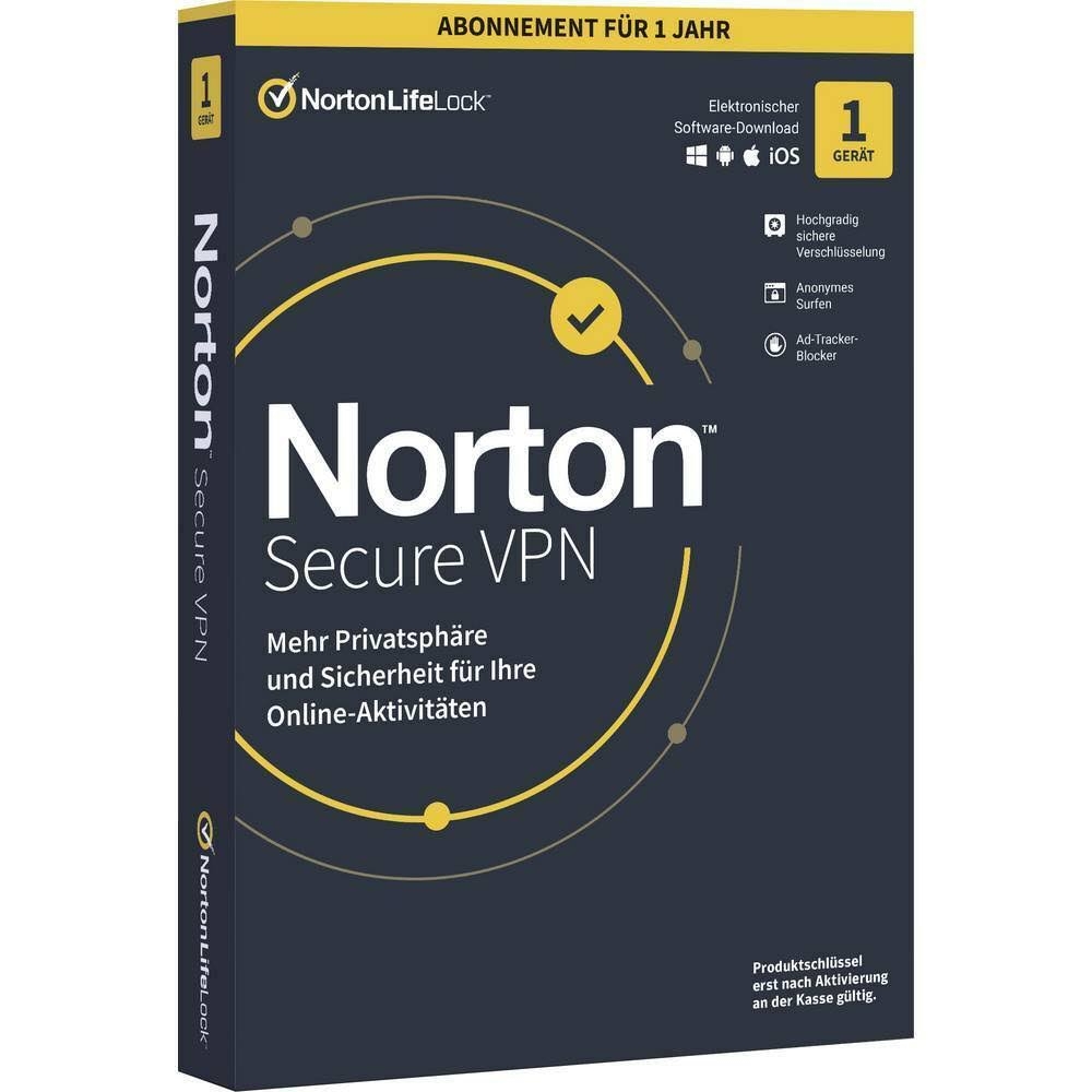 Norton LifeLock Secure VPN 1 Device 1 Year ESD Generic DE