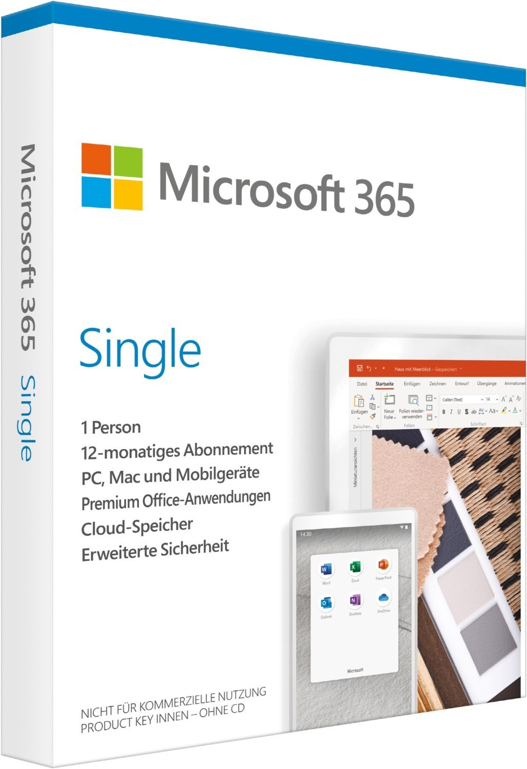 Microsoft 365 Single Download [inkl. Office Apps & Microsoft Defender]