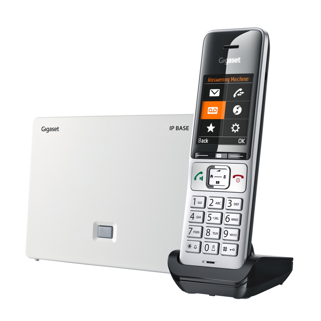 Gigaset Comfort 500A IP Base - Schnurlostelefon - Rufnummernanzeige, AB