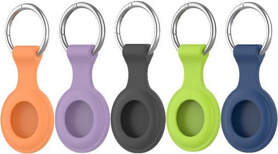4smarts Silicone Case Set f. AirTags 5 Stk (farblich gemischt)
