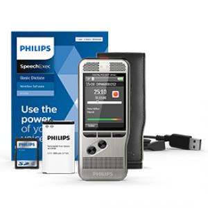 Philips Pocket Memo DPM6000 Digitales Diktiergerät mit 2Mic-Stereoaufnahme