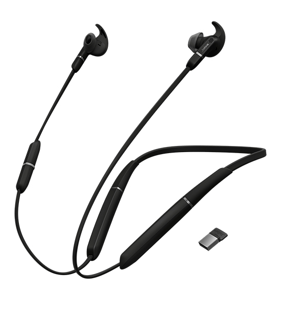 Jabra Evolve 65e UC - In-Ear-Kopfhörer mit Mikrofon