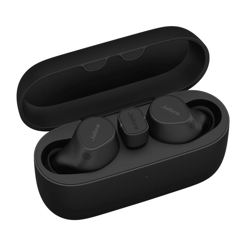 Jabra Evolve2 Buds USB-C UC Wireless In-Ear-Kopfhörer Wireless Charging Pad schw