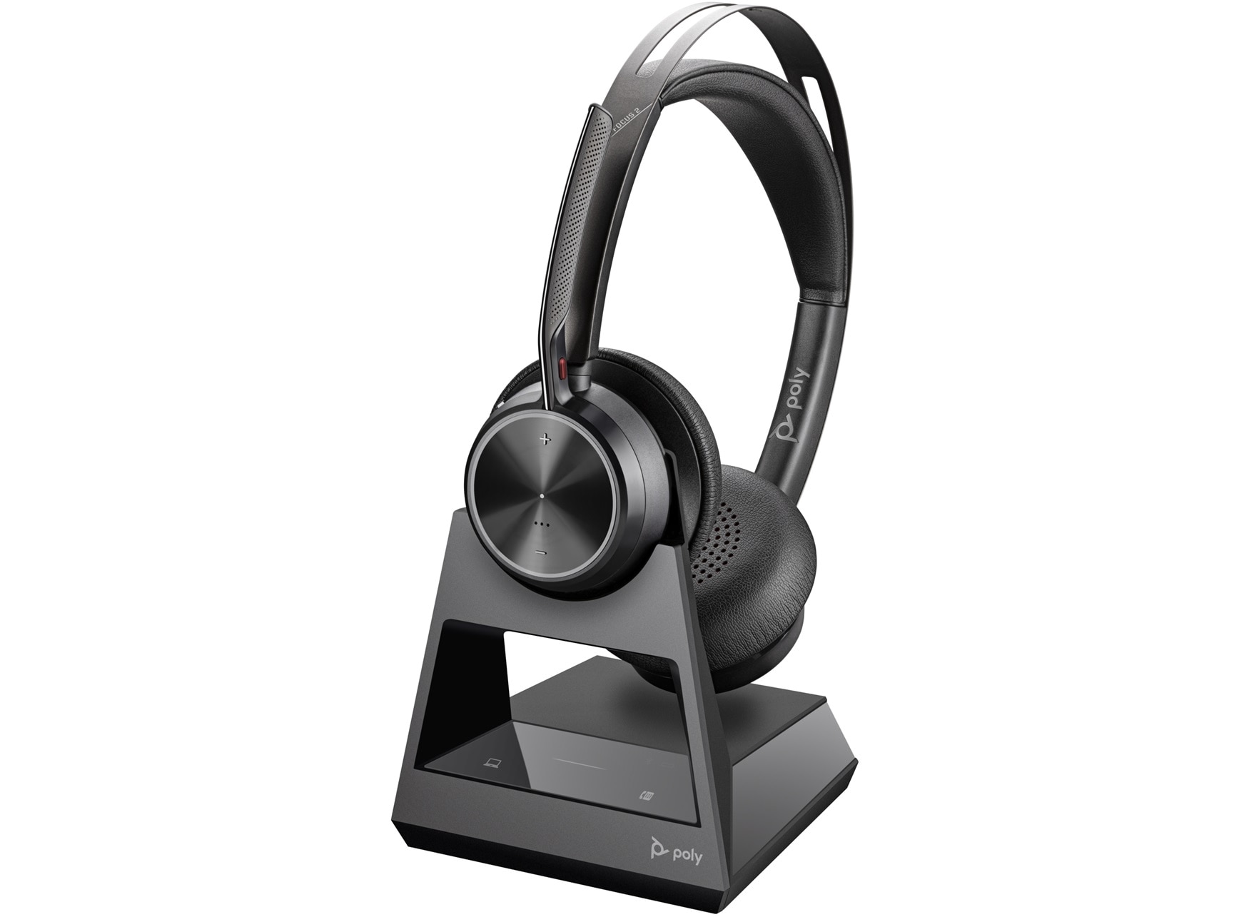 Poly Voyager Focus 2 USB-C Headset, MS-Teams, ANC, Tischladestation