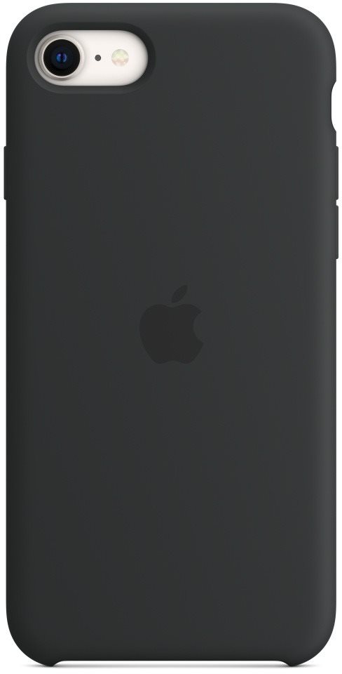 Apple Original iPhone SE (3.Generation) Silikon Case Mitternacht