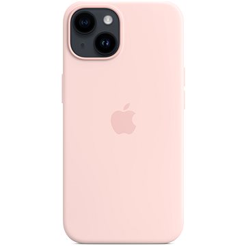 Apple Original iPhone 14 Silikon Case mit MagSafe Kalkrosa