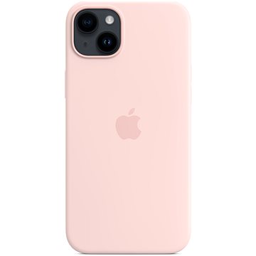 Apple Original iPhone 14 Plus Silikon Case mit MagSafe Kalkrosa