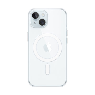 Apple Original iPhone 15 Clear Case mit MagSafe