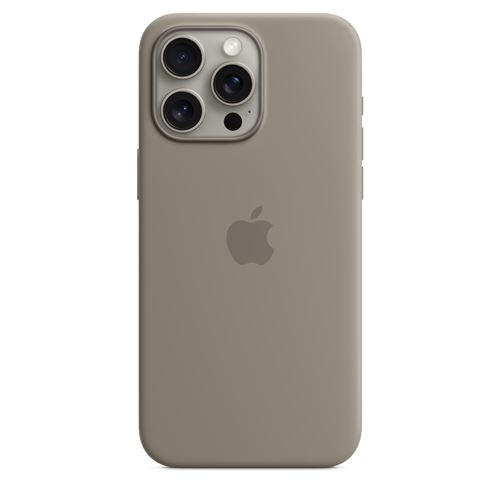 APPLE iPhone 15 Pro Max Silicone Case with MagSafe - Clay