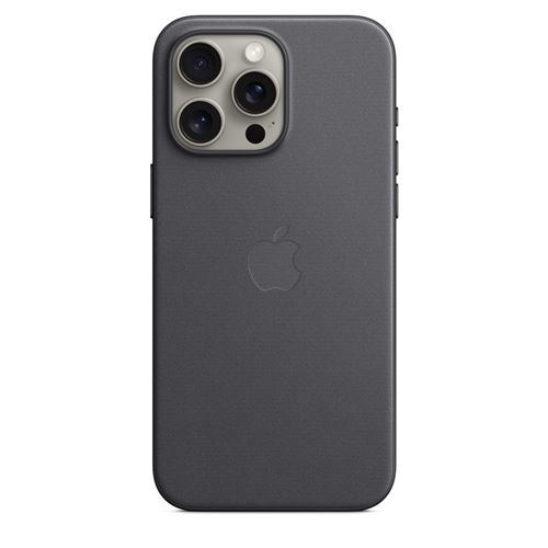 Apple Original iPhone 15 Pro Max Feingewebe Case mit MagSafe - Schwarz