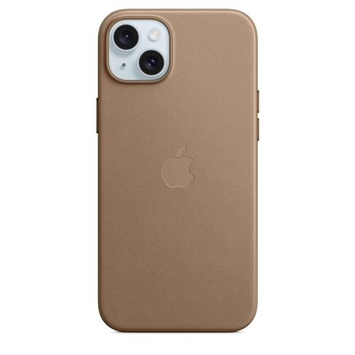 Apple Original iPhone 15 Plus Feingewebe Case mit MagSafe - Taupe