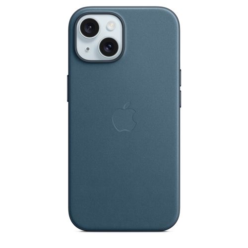 Apple Original iPhone 15 Feingewebe Case mit MagSafe - Pazifikblau