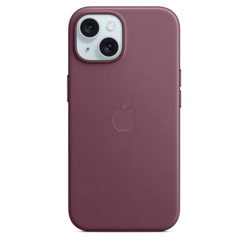 Apple Original iPhone 15 Feingewebe Case mit MagSafe - Mulberry