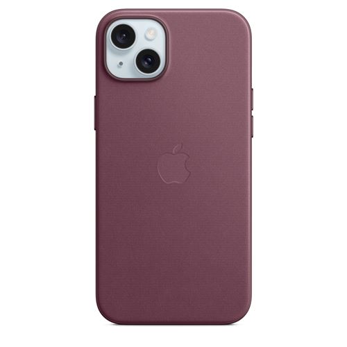 Apple Original iPhone 15 Plus Feingewebe Case mit MagSafe - Mulberry