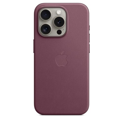 Apple Original iPhone 15 Pro Feingewebe Case mit MagSafe - Mulberry