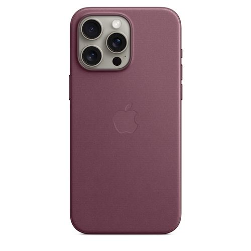 Apple Original iPhone 15 Pro Max Feingewebe Case mit MagSafe - Mulberry