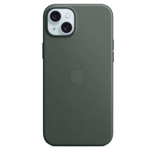 Apple Original iPhone 15 Plus Feingewebe Case mit MagSafe - Immergrün
