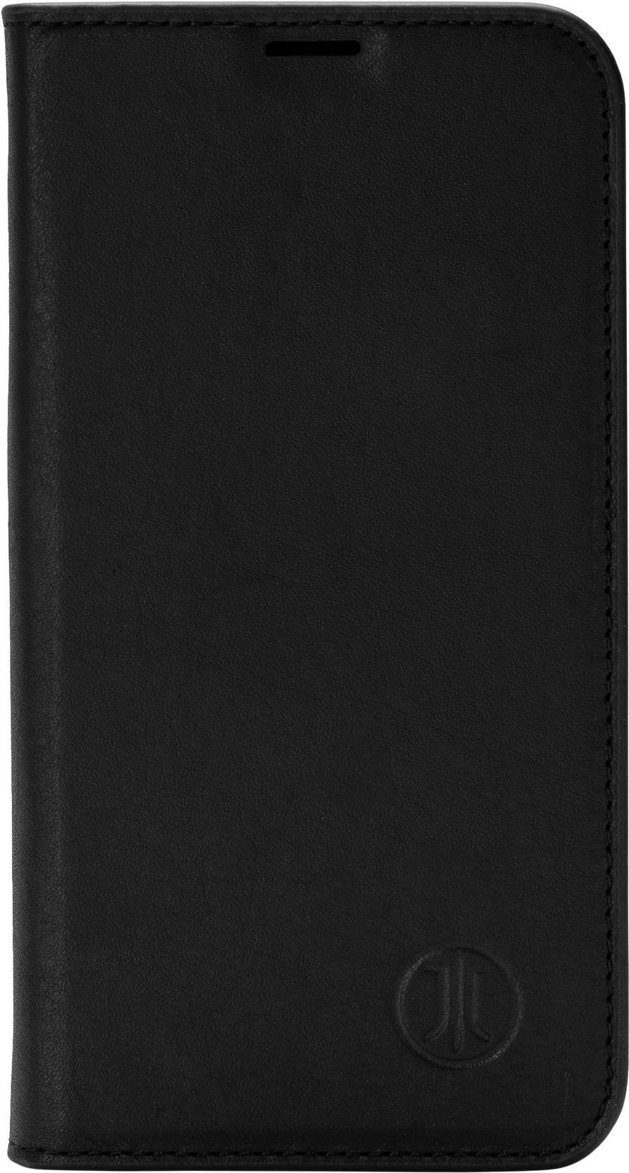 JT Berlin Echtleder BookCase Tegel Apple iPhone 15 schwarz