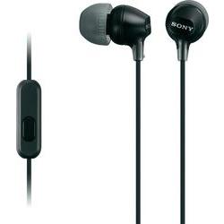Sony MDR-EX15APB In Ear Kopfhörer mit Headsetfunktion - Schwarz