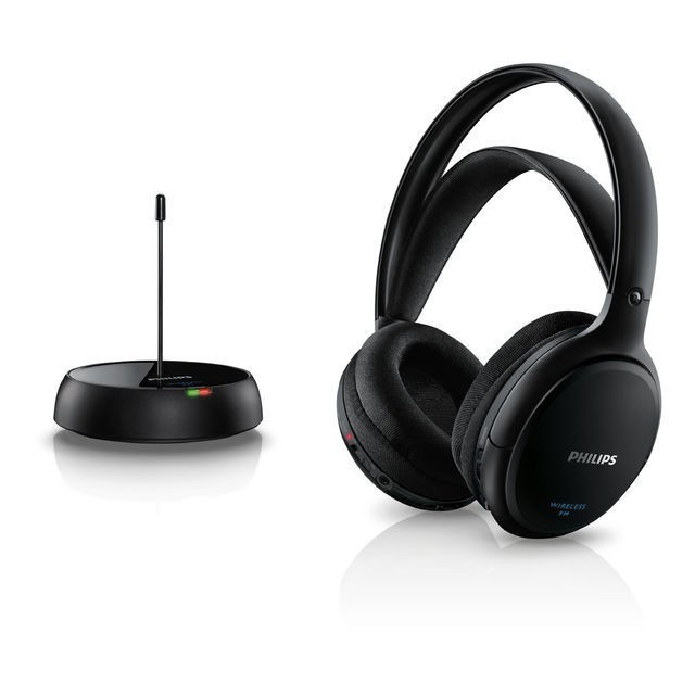 Philips SHC5200/10 Over-Ear TV-Kopfhörer kabellos Funk schwarz