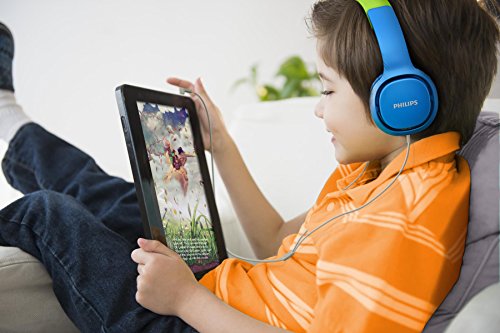 Philips SHK2000BL/00 On Ear Kopfhörer für Kinder - Blau / Grün