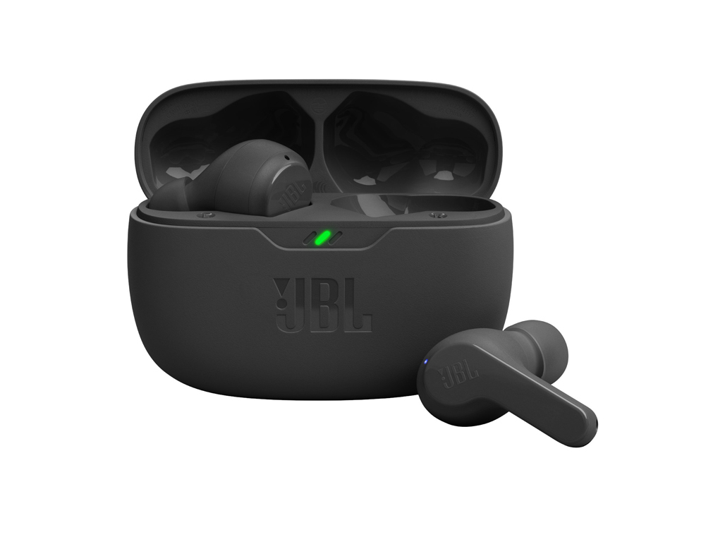 JBL Headphones In-Ear InEar Wave Beam black Schwarz (JBLWBEAMBLK)