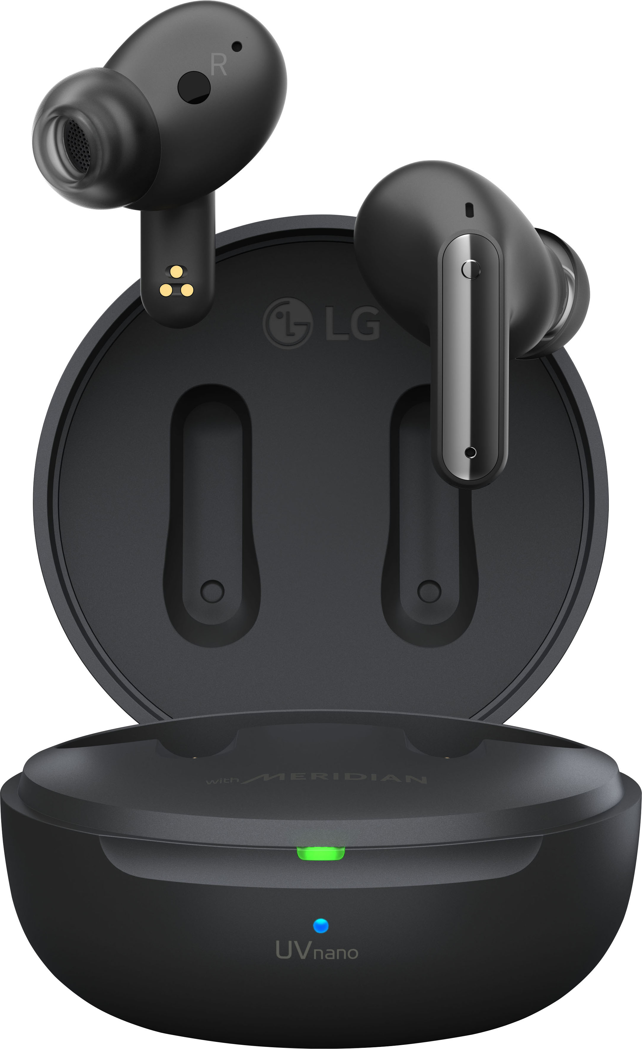 LG TONE-DFP8 True-Wireless-Kopfhörer IPX4 schwarz mit Ladegehäuse