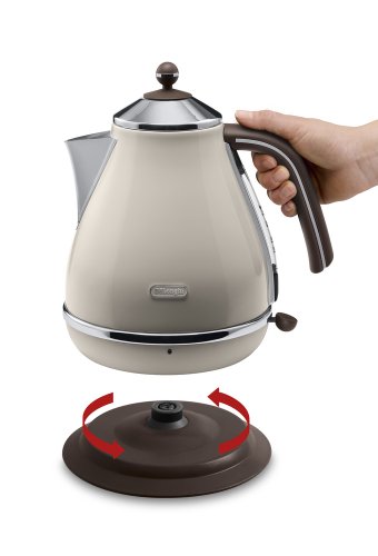 DeLonghi Icona Vintage KBOV2001.BG Wasserkocher Creme-Weiß