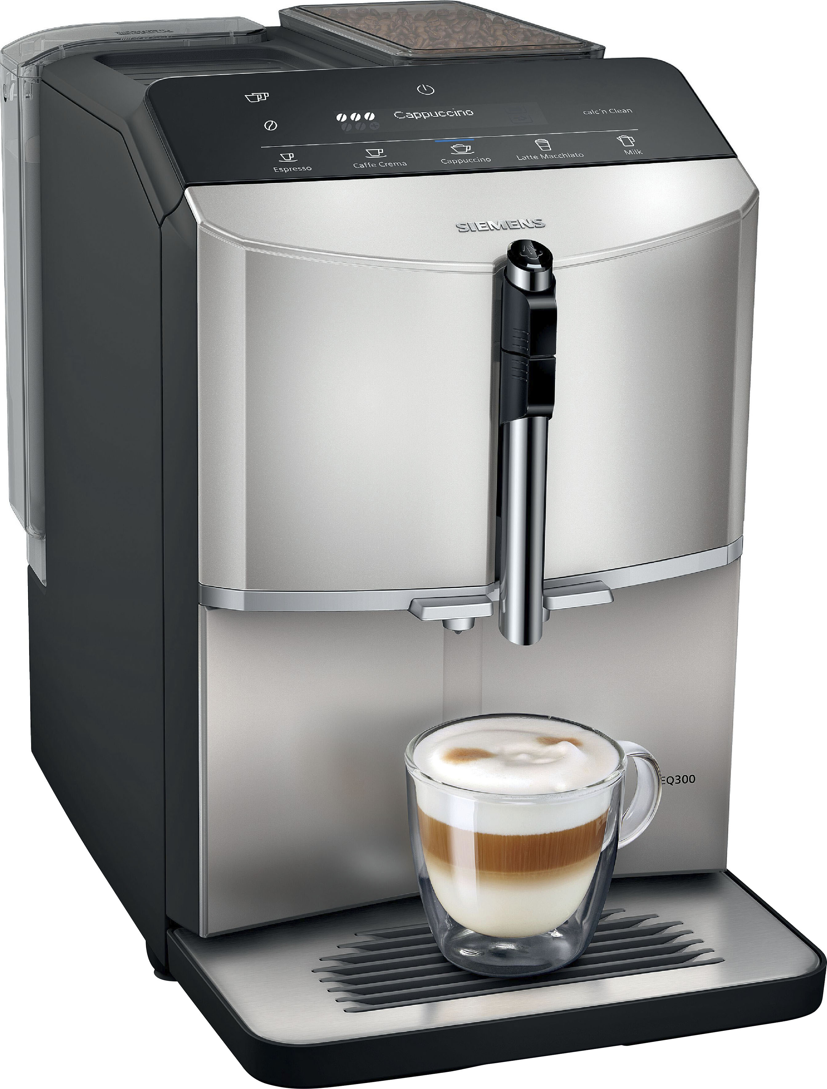 Siemens TF303E07 EQ.300 Kaffeevollautomat silber/schwarz