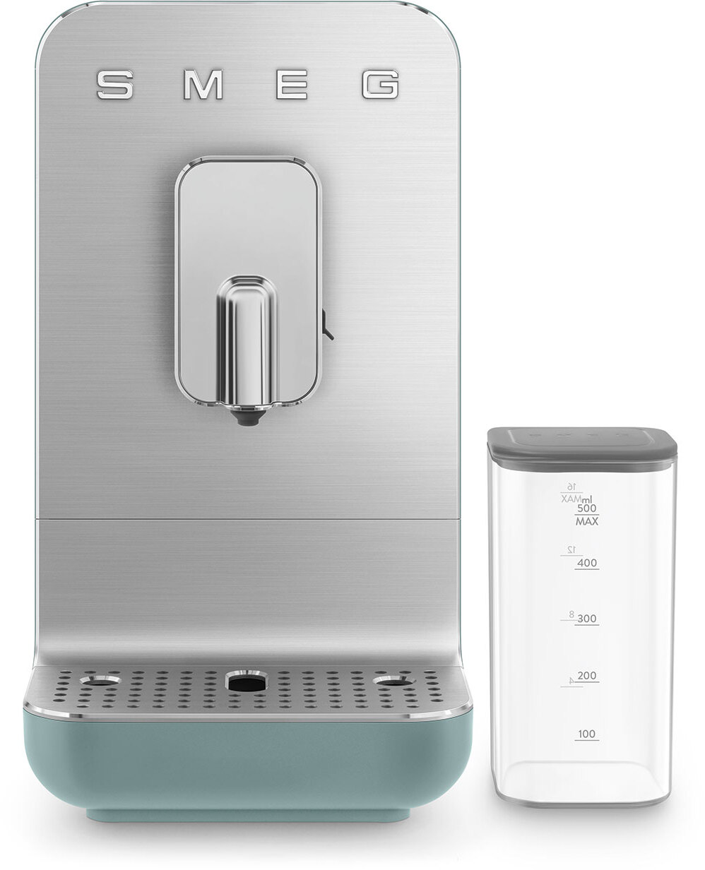 SMEG BCC13EGMEU Kompakt-Kaffeevollautomat mit Milchsystem Emerald Green-Matt