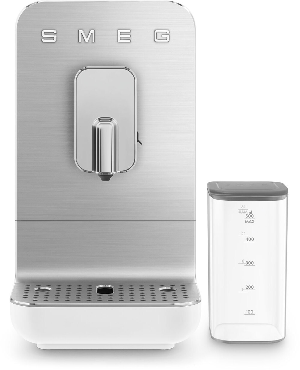 SMEG BCC13WHMEU Kompakt-Kaffeevollautomat mit Milchsystem Weiß-Matt