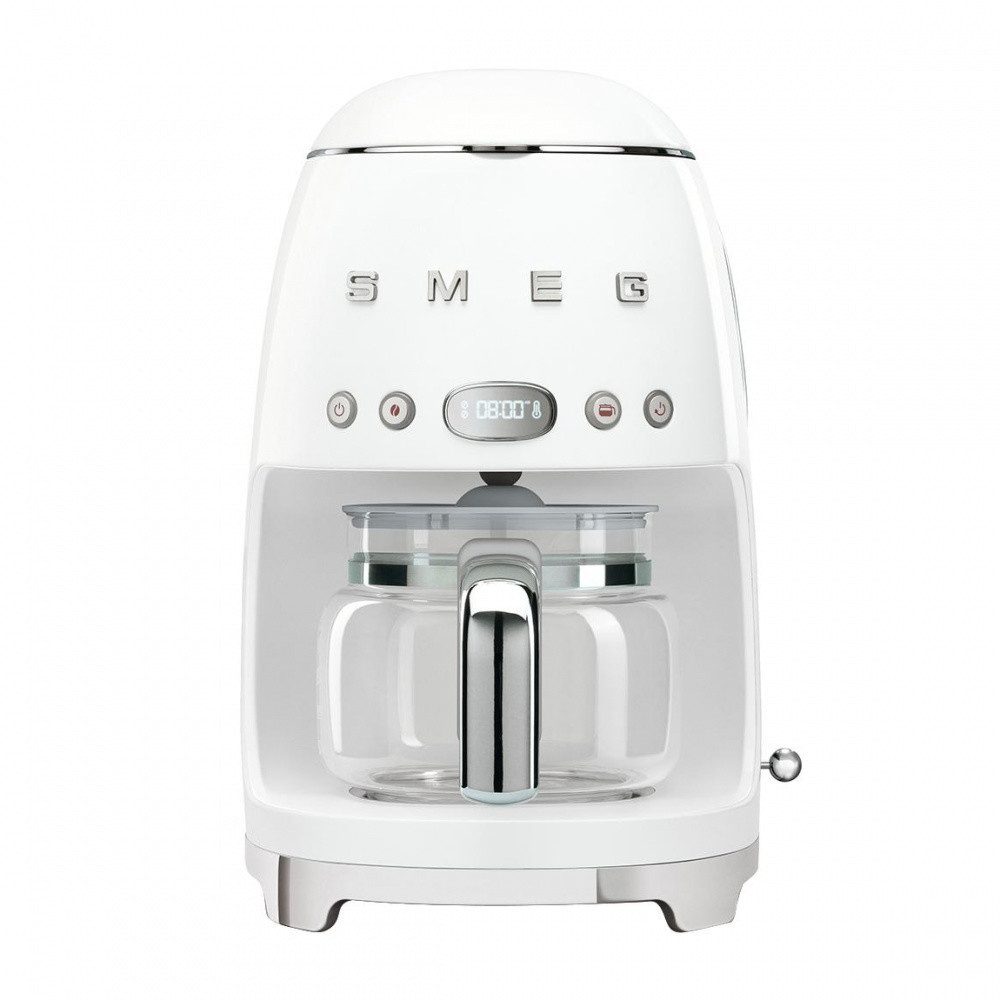 SMEG Filter-Kaffeemaschine 50s Style DCF02WHEU, weiß