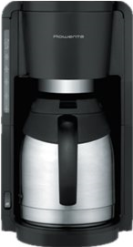 ROWENTA Filterkaffeemaschine Milano Thermo CT 3818 Black/Stainless Steel