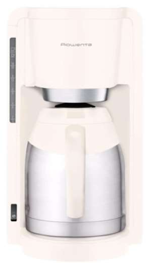 Rowenta CT 3811 Edelstahl Thermo Kaffeemaschine Weiß/Edelstahl