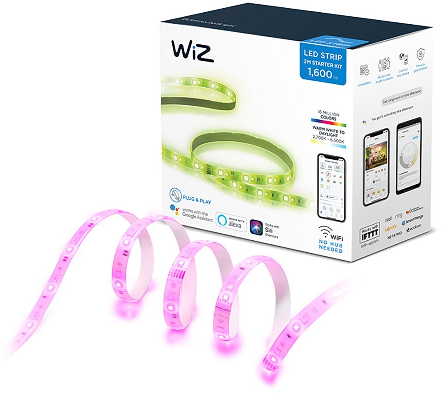 WiZ Lightstrip Tunable White & Color 1m 880lm Einzelpack