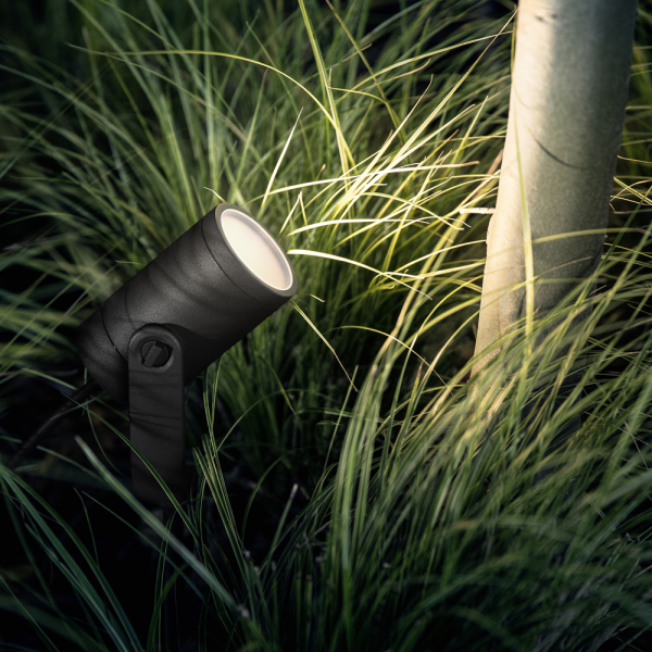 Philips Hue White & Color Ambiance Lily Spot 3 flg. Schwarz 3640lm Basis