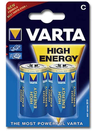 Batterie C (LR14) 1.5V *Varta* High Energy - 2-Pack