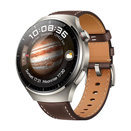 Huawei Watch 4 Pro Classic Smartwatch 3,8cm-OLED-Display, eSIM, Brown Leather