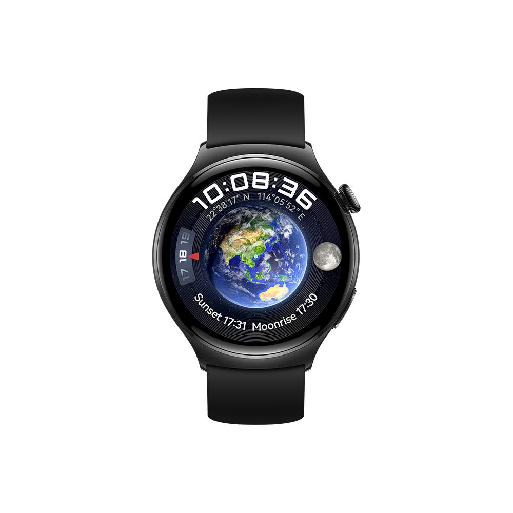 Huawei Watch 4 Active Smartwatch 3,8cm-OLED-Display, eSIM, WLAN, GPS, Schwarz